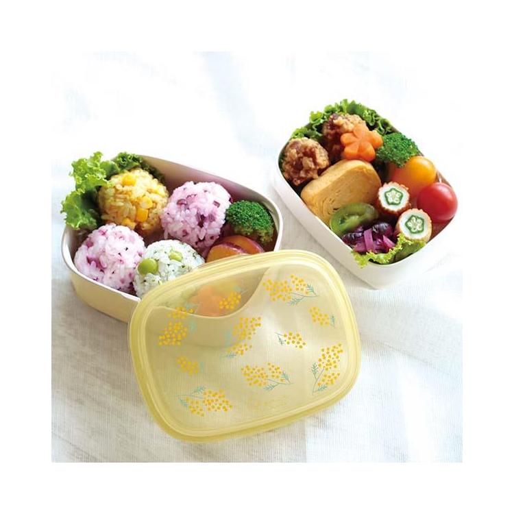 シェリール 2WAYクリアランチボックス 620ml イエロー イエロー