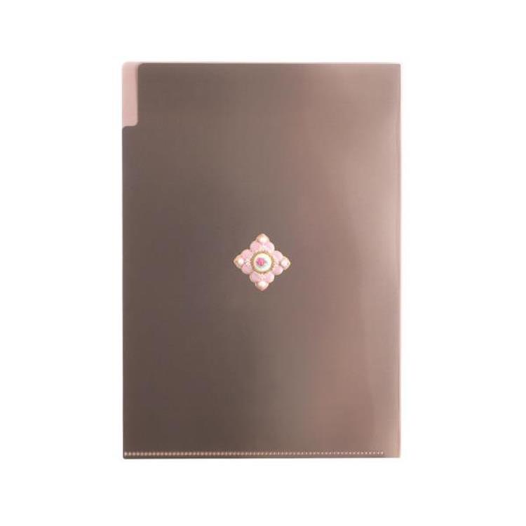 A5ポケットクリアファイル KUNIKA ベージュ ベージュ