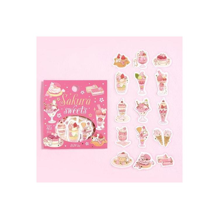 春柄 フレークシール 桜 sweets 桜 sweets