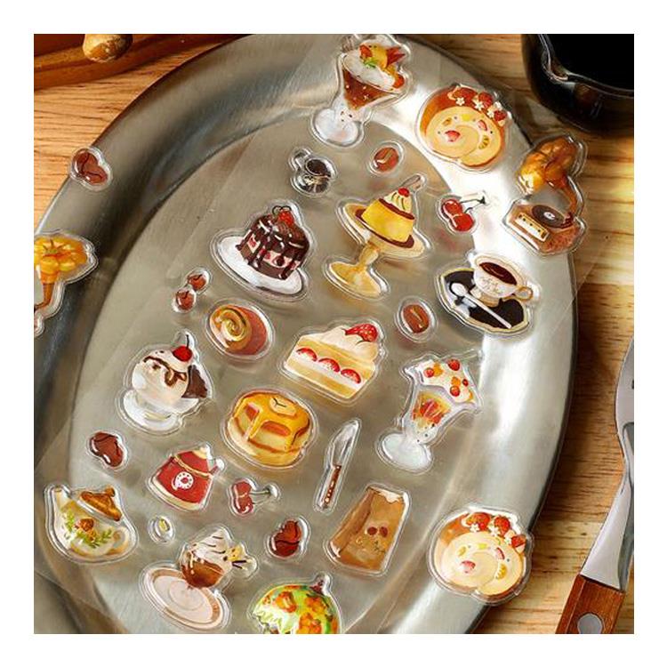 きゅるるんシール 箔押し 喫茶アラモード ブリュレ ブリュレ