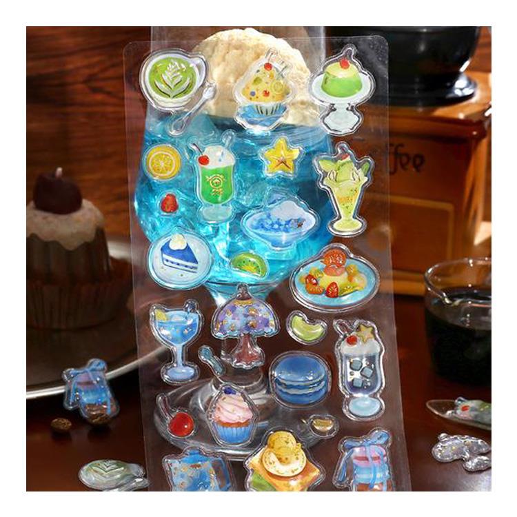 きゅるるんシール 箔押し 喫茶アラモード シェル シェル