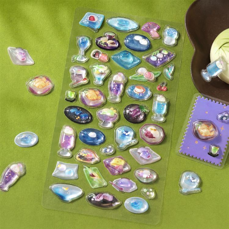 きゅるるんシール 箔押し 喫茶アラモード 雅 雅