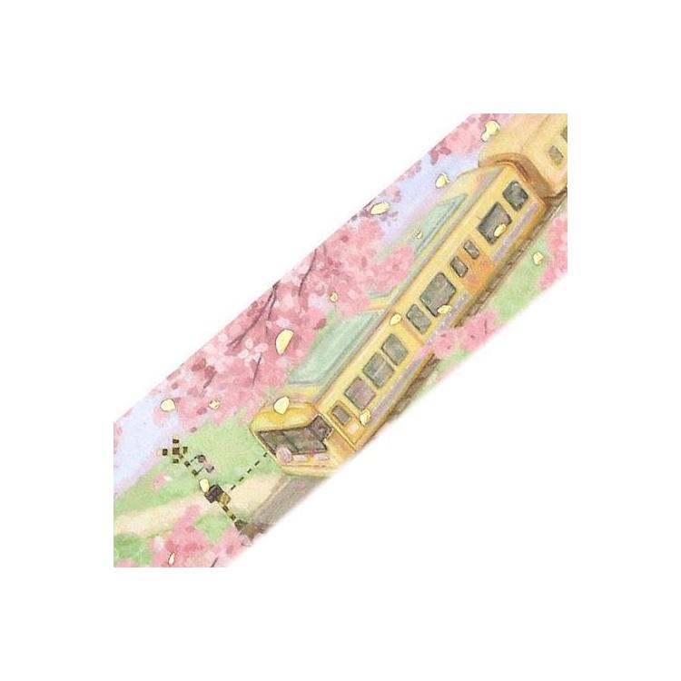 春柄 マスキングテープ 桜咲く電車通り 桜咲く電車通り