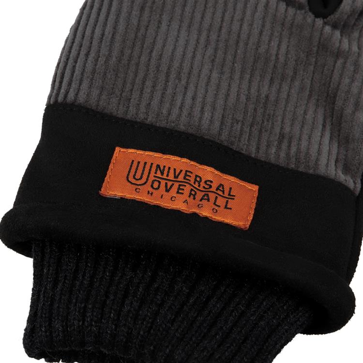 コーデュロイ手袋 メンズ タッチパネル対応 チャコールグレー【ロフト限定】 チャコールグレー