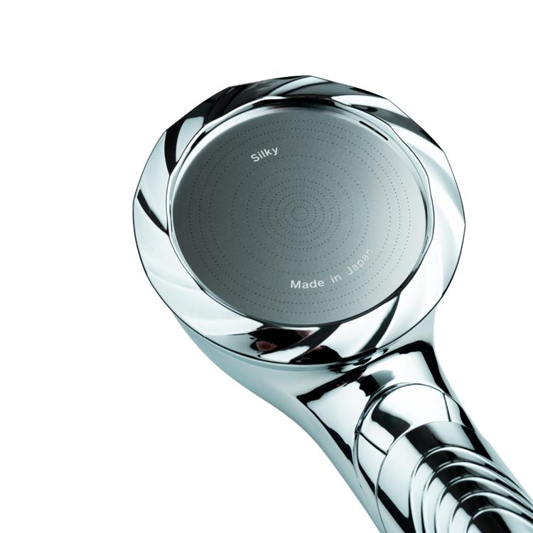 SILKY Nano Bubble SHOWER PREMIUM グロスシルバー アラミック シャワーヘッド シルキーファインバブルシャワー