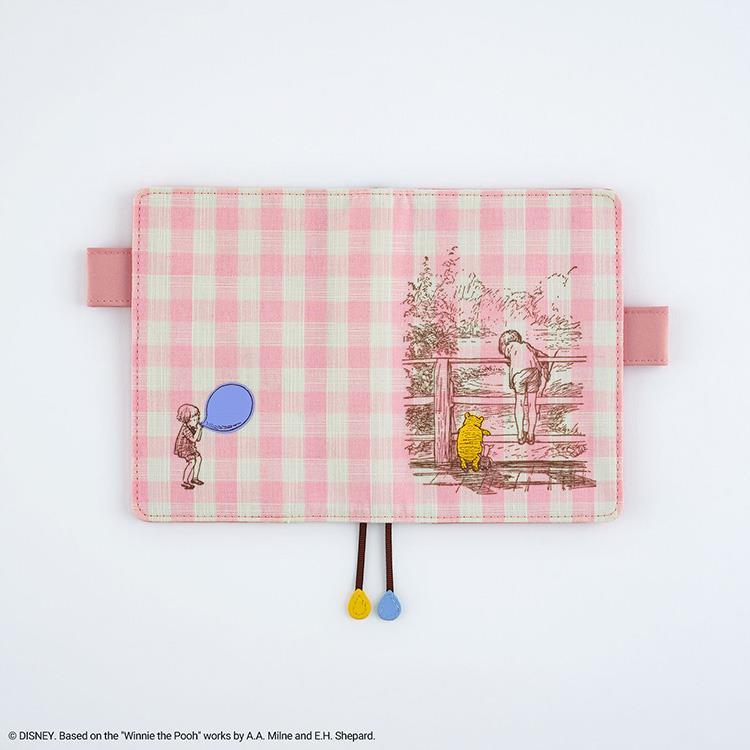 【予約】ほぼ日手帳カバー オリジナルサイズ用(A6) クマのプーさん 棒投げ橋【ロフト限定】