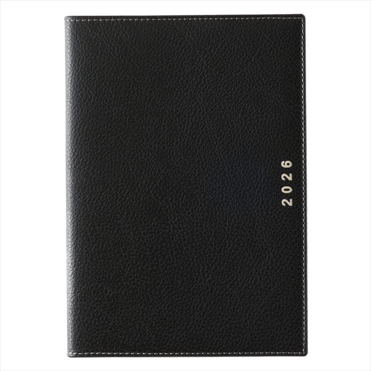 2026年4月始まり手帳 月間 B6 NOLTY キャレル1 ブラック ブラック