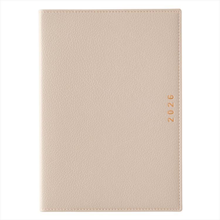 2026年4月始まり手帳 週間バーチカル B6 NOLTY キャレル2 ベージュ