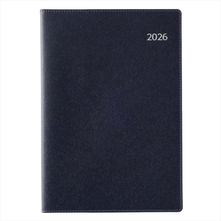 2026年4月始まり手帳 週間バーチカル A5 NOLTY ビジネスベーシック 青 青