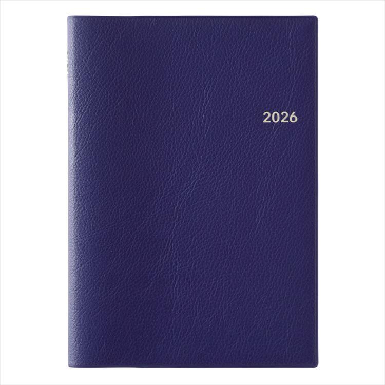 2026年4月始まり手帳 月間 A5 NOLTY トリム2 ネイビー ネイビー