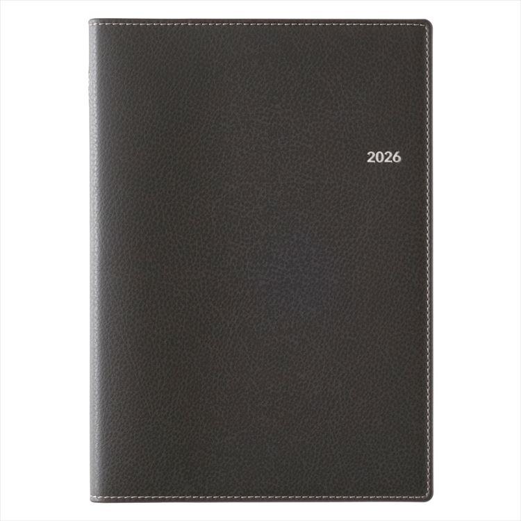 2026年4月始まり手帳 週間バーチカル A5 NOLTY エクリ5 ダークグレー