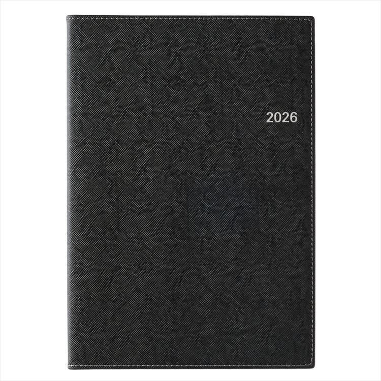 2026年4月始まり手帳 週間レフト A5 NOLTY アクセス1 ブラック ブラック