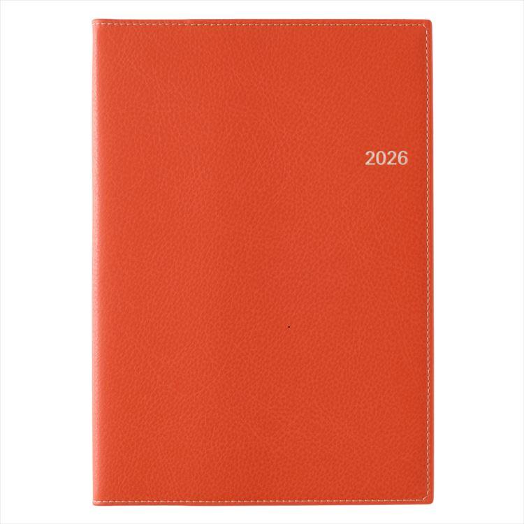 2026年4月始まり手帳 週間レフト A5 NOLTY アクセス1 オレンジ オレンジ