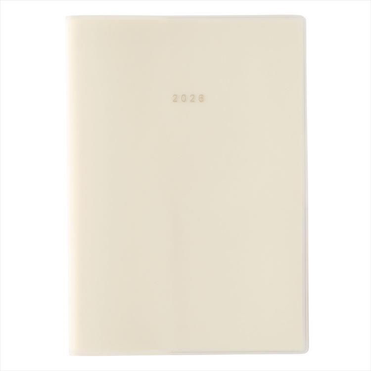 2026年4月始まり手帳 月間 A5 NOLTY アクセス Depot 日曜始まり ホワイト ホワイト