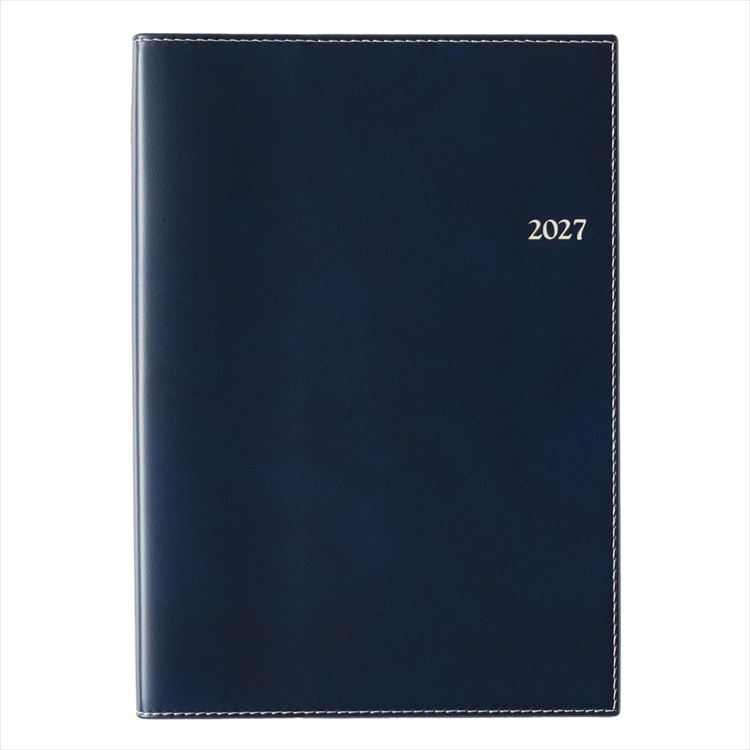 2027年1月始まり手帳 月間 A5 NOLTY メモリー2 ネイビー