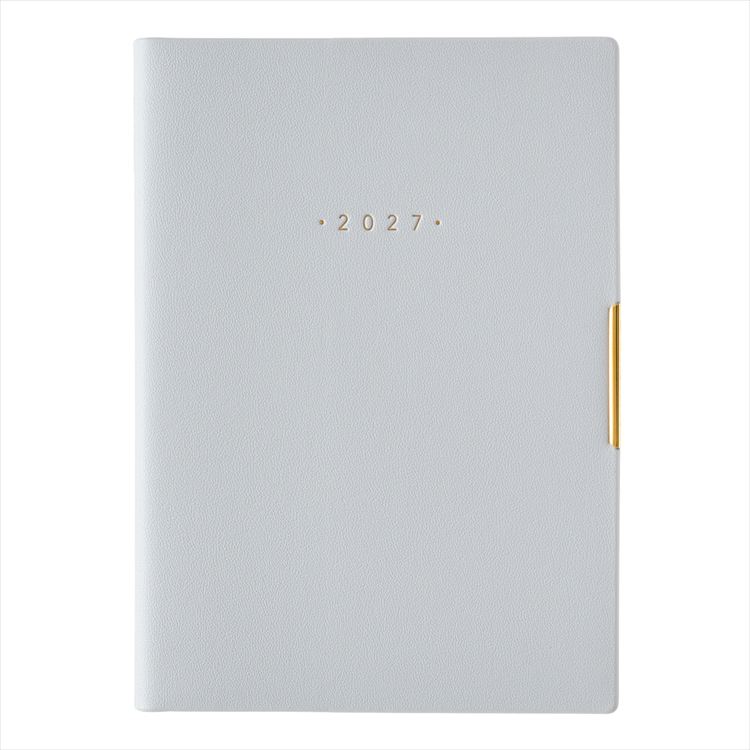 2027年1月始まり手帳 週間バーチカル B6 NOLTY エクリPlus アイス