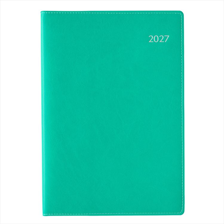 2027年1月始まり手帳 週間バーチカル A5 NOLTY ビジネスベーシックダイアリー ターコイズ ターコイズ