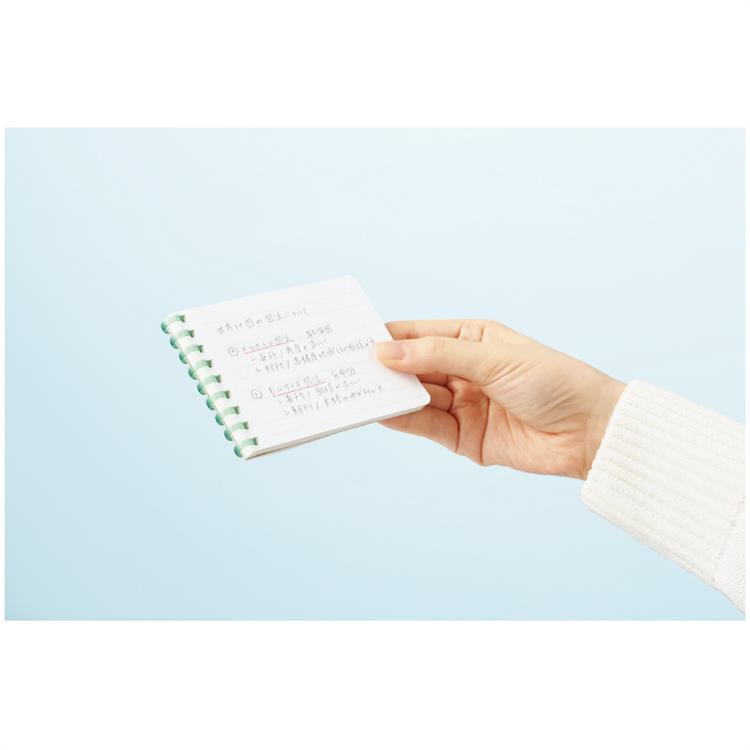 キャンパス ソフトリングノート A7 50枚 パープル パープル