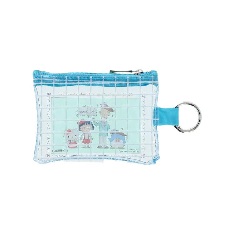 ミニクリアポーチ ちびまる子ちゃん×サンリオキャラクターズ グリーン ちびまる子ちゃん グリーン
