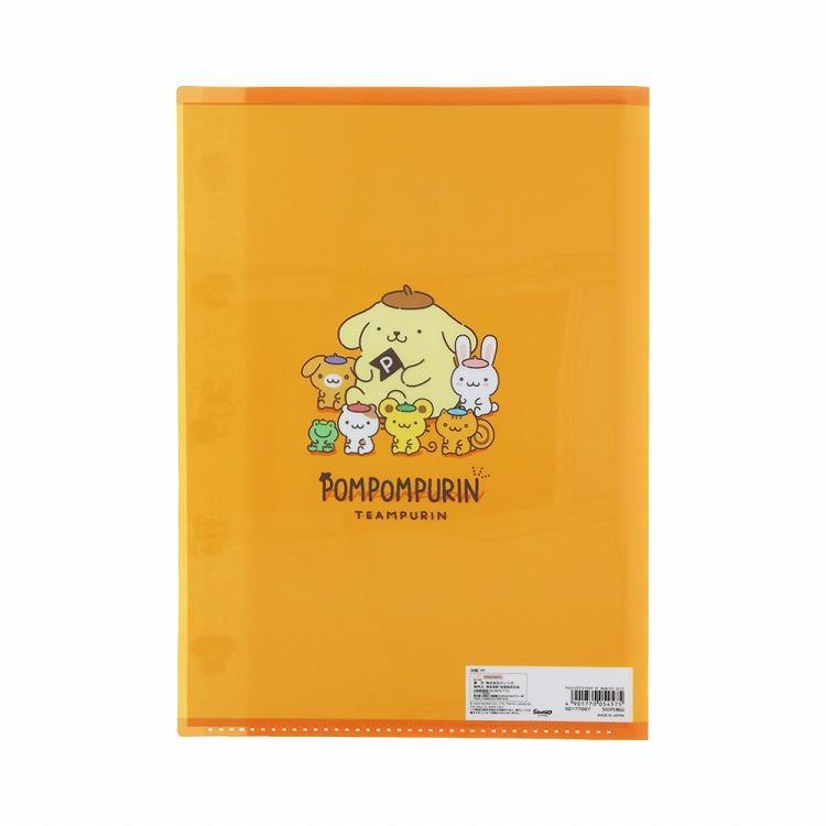 サンリオキャラクターズ ダイカットクリアファイル 5P ポムポムプリン オレンジ オレンジ