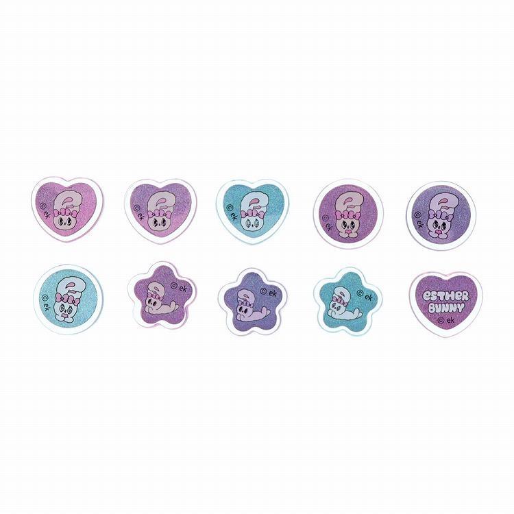 おはじき風シール エスターバニー ピンク ピンク
