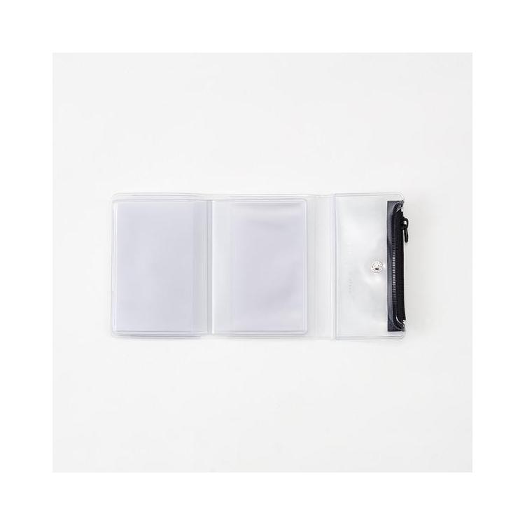 isshoni.カードファイル PVC R クリアブルー クリアブルー