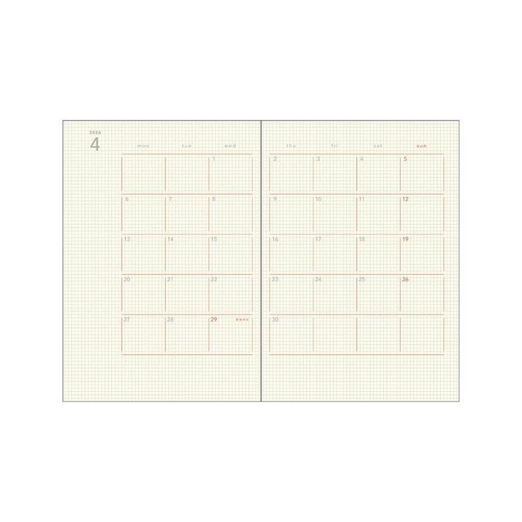 2025年12月始まり手帳 月間 A5 isshoni. E8750 ブルー ブルー