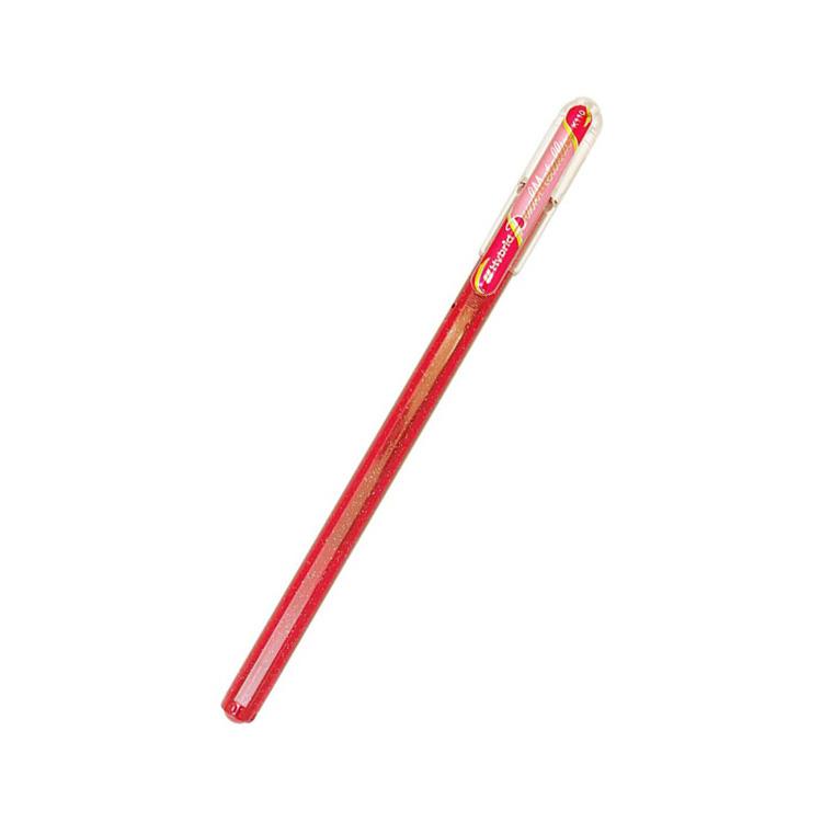 デュアルメタリック ボールペン 1.0mm ゲルインク ピンク+メタリックピンク ピンク+メタリックピンク