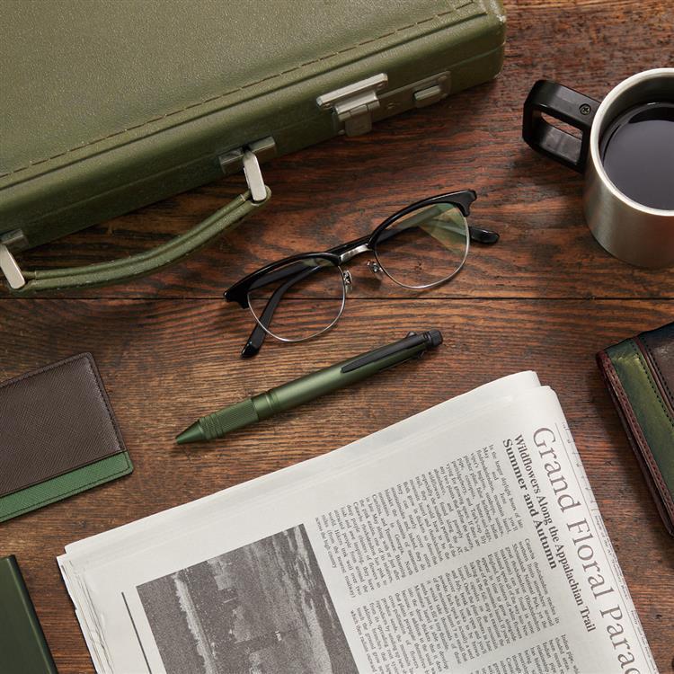 ジェットストリーム4&1 メタル 0.5mm ダークグリーン ダークグリーン