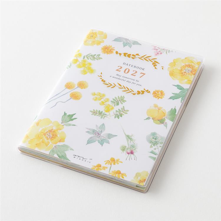 2027年1月始まり手帳 週間 A6 カントリータイム花柄 カントリータイム花柄