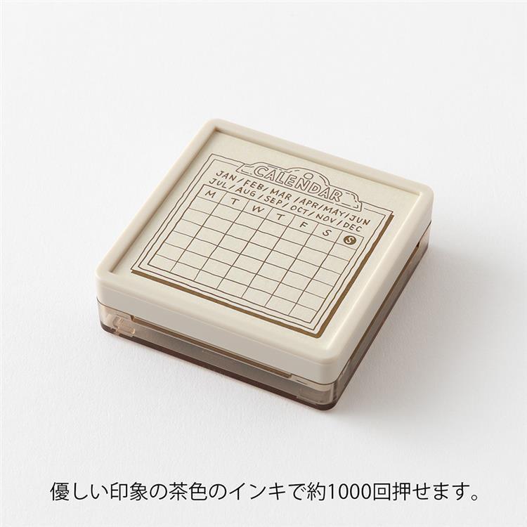 スタンプ 浸透印 カレンダー 月曜始まり カレンダー