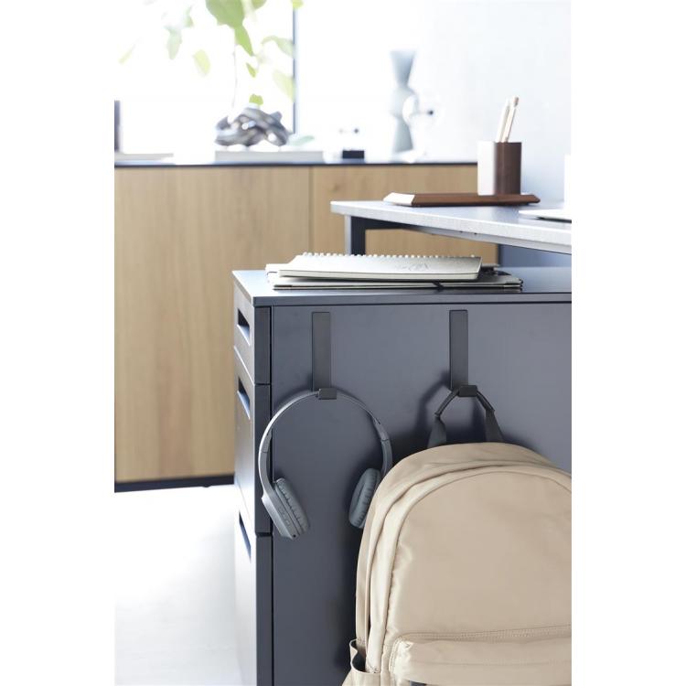 マグネットハンガーフック L 2個組 ブラック ブラック