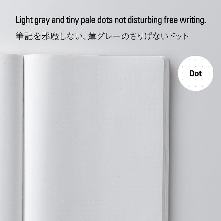 365デイズノート A5 ドット 黒 黒