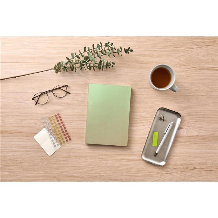 1/2イヤーノート A5 方眼 オーロラグリーン(オーロラグリーン