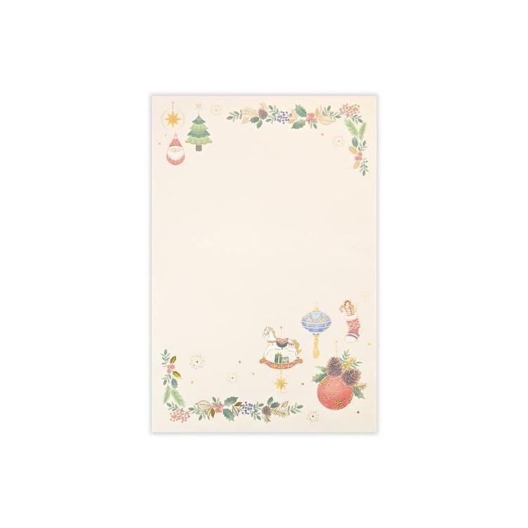 冬柄 便箋 ノエル クリスマスウィッシュ クリスマスウィッシュ