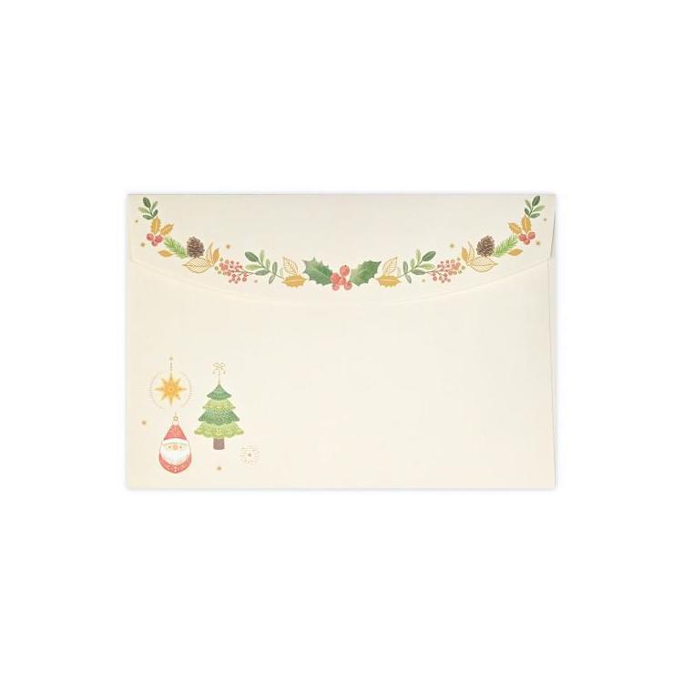 冬柄 封筒 ノエル クリスマスウィッシュ クリスマスウィッシュ