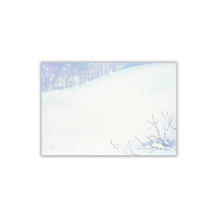 冬柄 封筒 ふわり 花びら雪A 花びら雪A