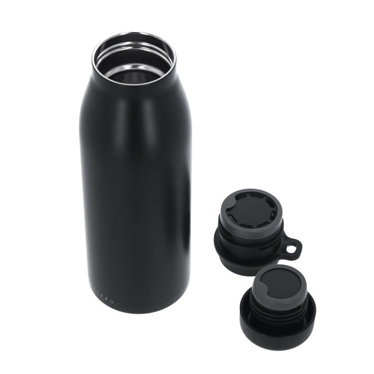 ショルダーサーモステンレスボトル 500ml グレー 水筒 グレー