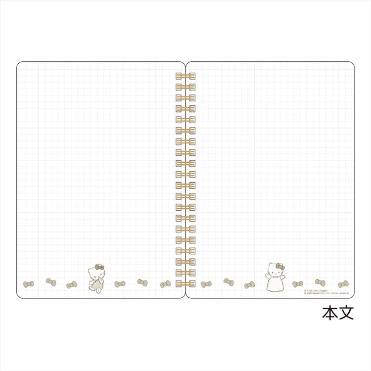 リングノート B6 サンリオキャラクターズ×くらはしれい ハローキティ 黄 ハローキティ(黄)