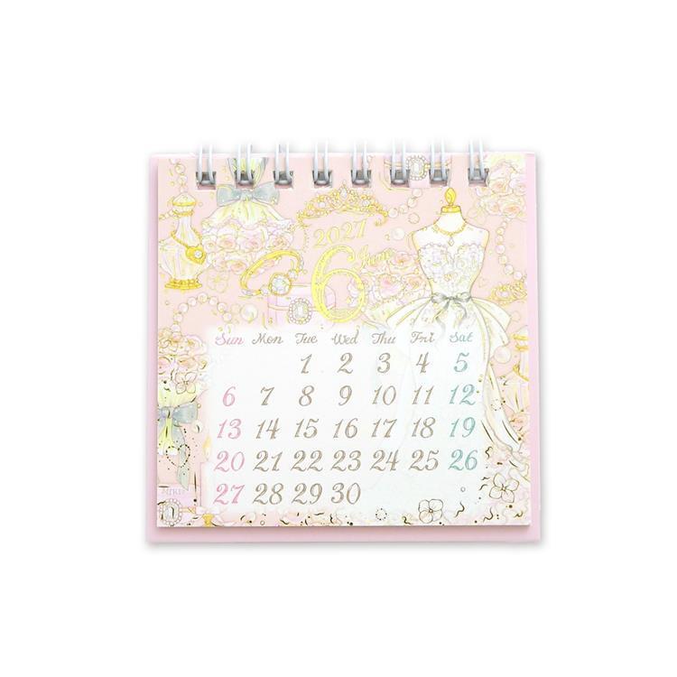 2027年1月始まりカレンダー 卓上 ミニ たけいみき(たけいみき