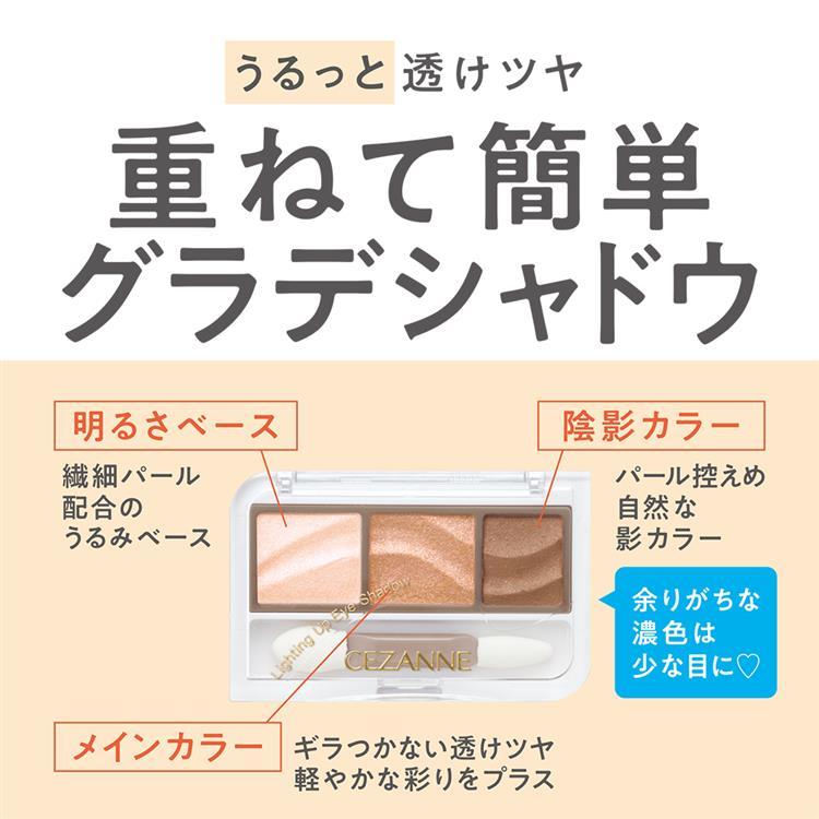 セザンヌ ライティングアップアイシャドウ 04 ベイクドブラウン 04:ベイクドブラウン