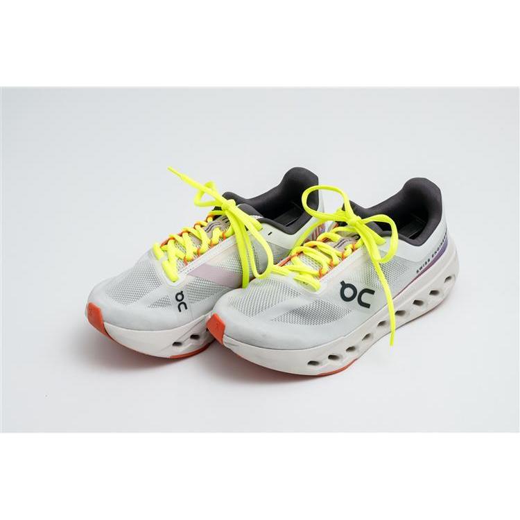 スニーカーシューレース 120cm ネオンイエロー ネオンイエロー