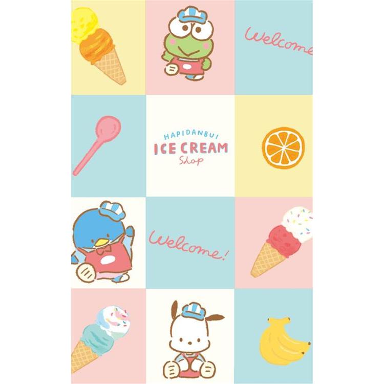 ぽち袋 はぴだんぶい アイスクリームショップ ポチャッコ&タキシードサム&けろけろけろっぴ 3枚入り【ロフト限定】 ポチャッコ&タキシードサム&けろけろけろっぴ