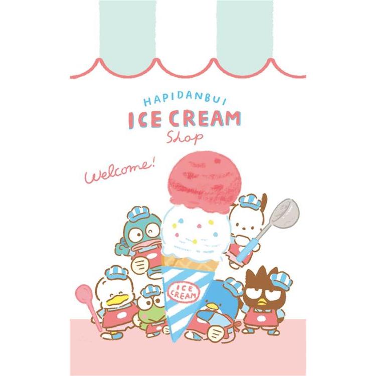 ぽち袋 はぴだんぶい アイスクリームショップ 集合 3枚入り【ロフト限定】 集合