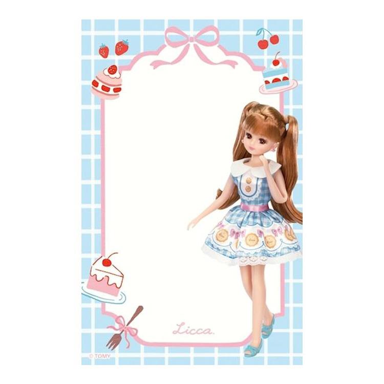 ミニレターセット リカちゃん ケーキショップ ケーキショップ