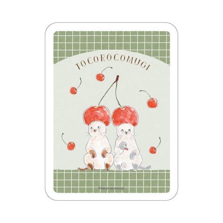 ステッカー トコロコムギ 喫茶 喫茶