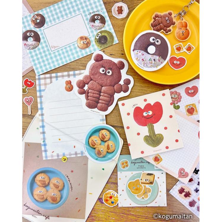 和紙フレークシール こぐまいたん ぱくべぇー ぱくべぇー