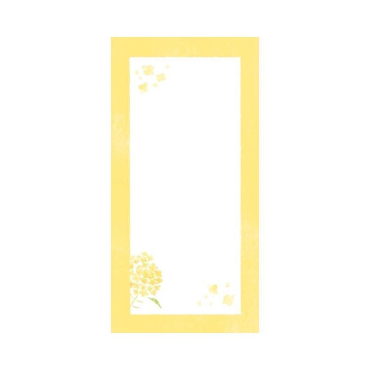 春柄 今日のお手紙 菜の花 菜の花