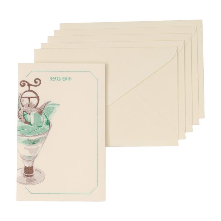 ミニレターセット タカノフルーツパーラー メロンパフェ メロンパフェ