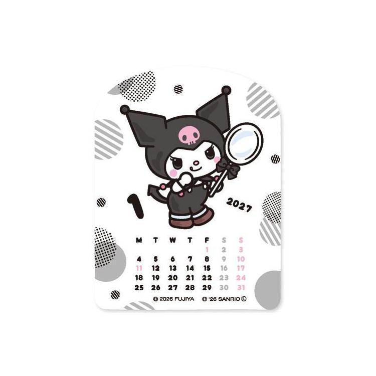 2027年1月始まり シールカレンダー ペコ×クロミ シール ペコ×クロミ